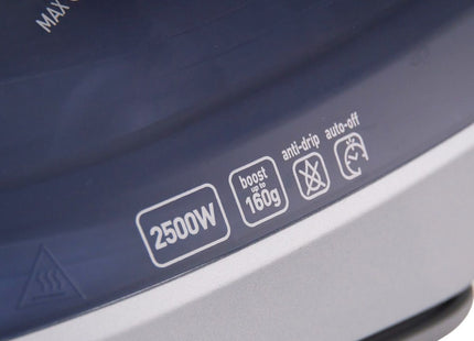 Tefal Express Steam Iron, 2500 Watt, Blue - FV2868E2 - SABER Center