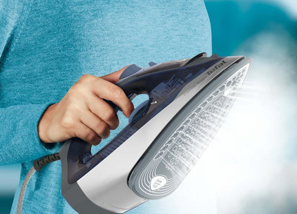 Tefal Express Steam Iron, 2500 Watt, Blue - FV2868E2 - SABER Center