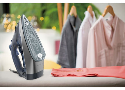 Tefal Express Steam Iron, 2500 Watt, Blue - FV2868E2 - SABER Center