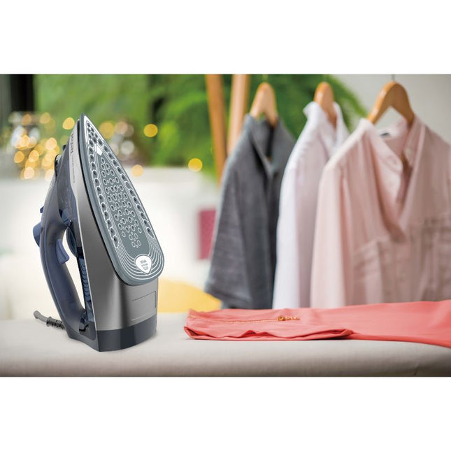 Tefal Express Steam Iron, 2500 Watt, Blue - FV2868E2 - SABER Center