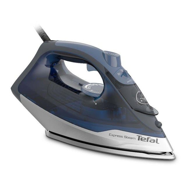 Tefal Express Steam Iron, 2500 Watt, Blue - FV2868E2 - SABER Center