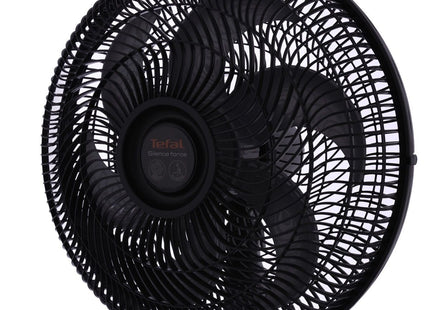 Tefal Silence Force Stand Fan, 16 Inch, Black - VG4130EE - SABER Center