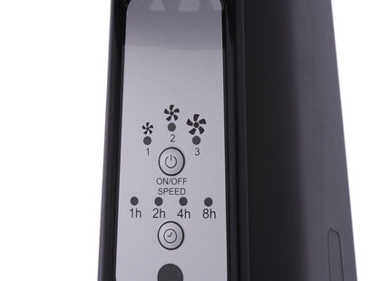 Tefal Silence Force Stand Fan, 16 Inch, Black - VG4130EE - SABER Center