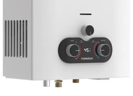 Tornado Digital Gas Water Heater, 6 Liter White - GHE-C06CTE-W - SABER Center
