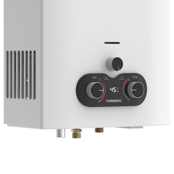 Tornado Digital Gas Water Heater, 6 Liter White - GHE-C06CTE-W - SABER Center
