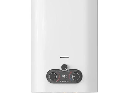 Tornado Digital Gas Water Heater, 6 Liter White - GHE-C06CTE-W - SABER Center