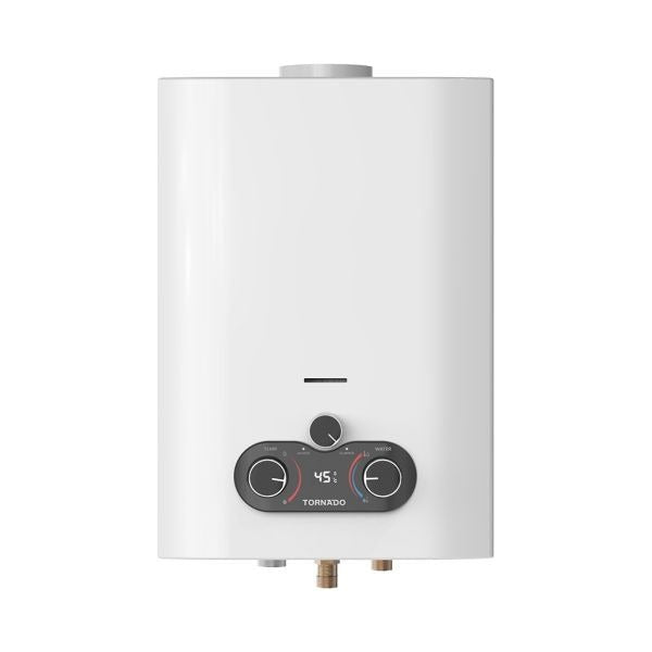 Tornado Digital Gas Water Heater, 6 Liter White - GHE-C06CTE-W - SABER Center