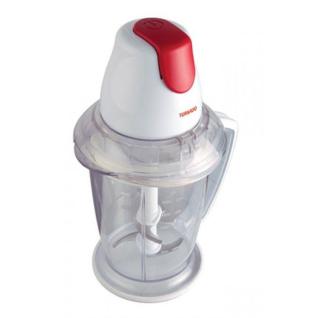 Tornado Electric Chopper 1.5 Liter, 400 Watt White - CH-400B - SABER Center