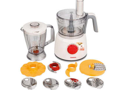Tornado Food Processor, 1000 Watt White - TFP1000CC - SABER Center