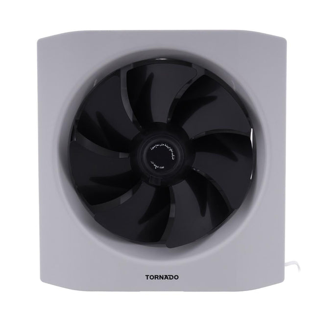 Tornado Kitchen Ventilation Fan, 25 Centimeter Black Gray - TVH-25BG - SABER Center
