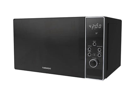 Tornado Solo Microwave, 25 Liter 900 Watt, Black - SABER Center