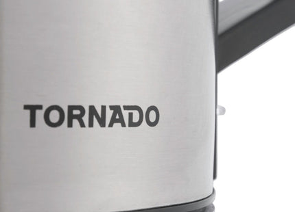 Tornado Stainless Steel Electric Kettle, 1.7 Liter 2200 Watt, Silver - TKS-2217 - SABER Center