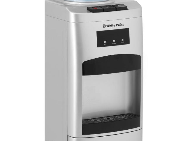 White Point Hot, Cold & Normal Top Loading Water Dispenser, 3 Tabs Silver - WPWD1316CSL - SABER Center